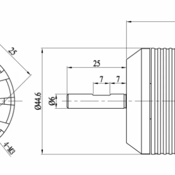 Flash Hobby H550 3538 Brushless Motor